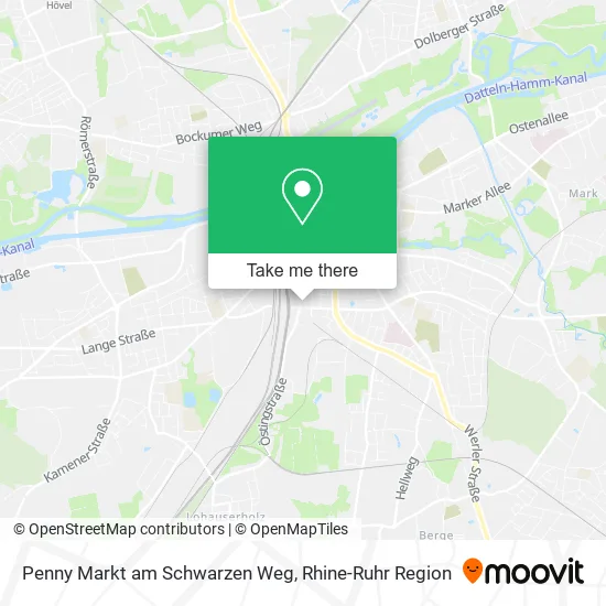 Карта Penny Markt am Schwarzen Weg