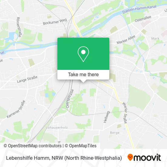 Lebenshilfe Hamm map