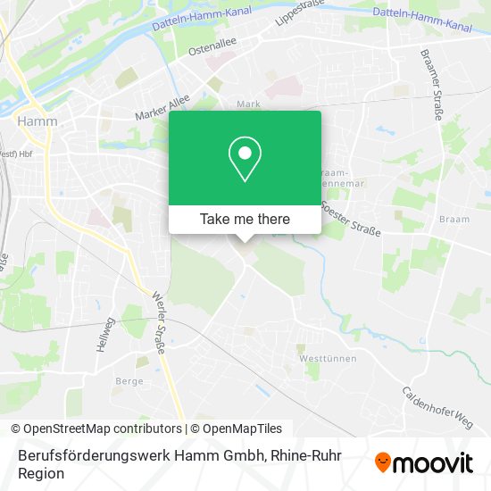 Berufsförderungswerk Hamm Gmbh map