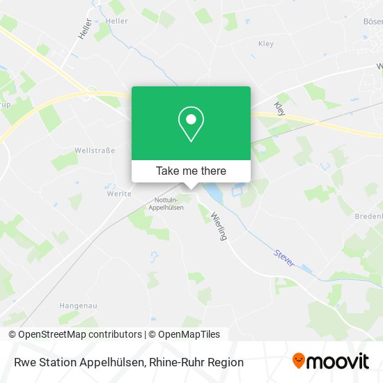 Rwe Station Appelhülsen map