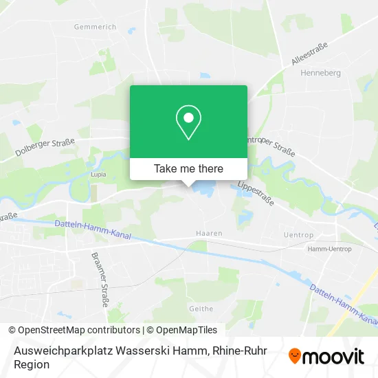 Карта Ausweichparkplatz Wasserski Hamm