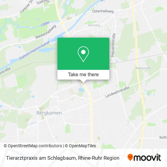 Tierarztpraxis am Schlagbaum map