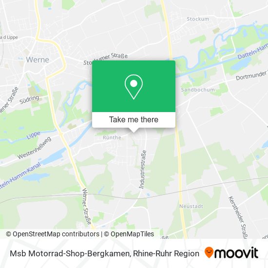 Msb Motorrad-Shop-Bergkamen map