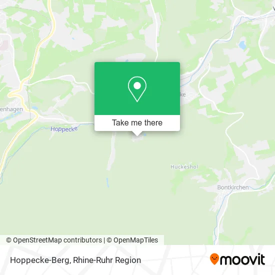 Карта Hoppecke-Berg