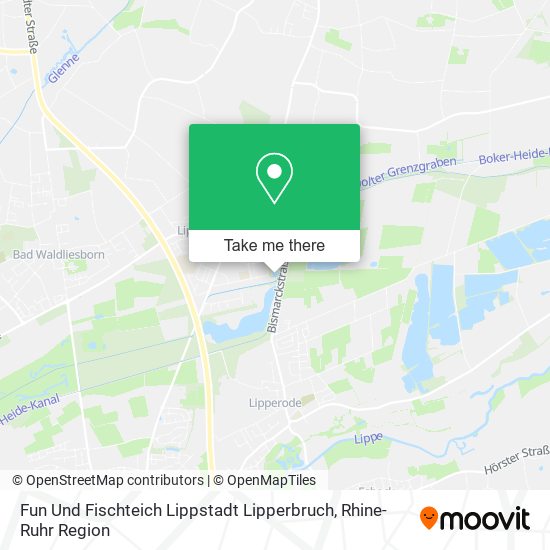 Карта Fun Und Fischteich Lippstadt Lipperbruch