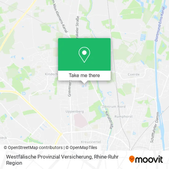 Карта Westfälische Provinzial Versicherung