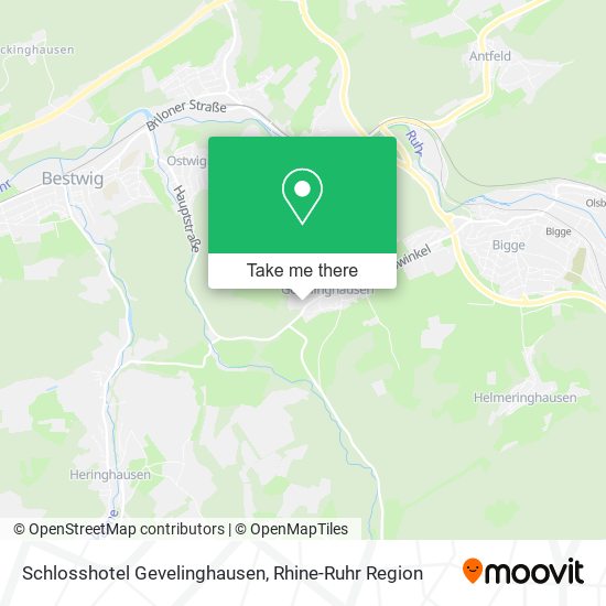 Schlosshotel Gevelinghausen map