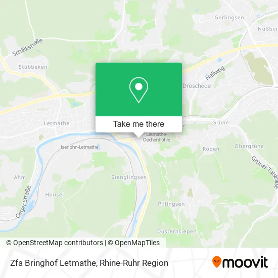 Zfa Bringhof Letmathe map