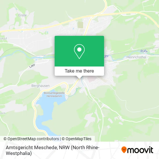 Карта Amtsgericht Meschede
