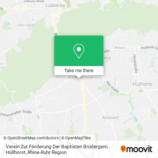 Verein Zur Förderung Der Baptisten Brüdergem. Hüllhorst map