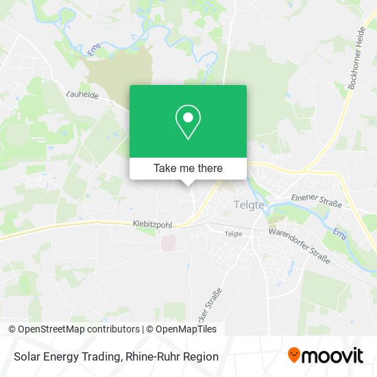 Solar Energy Trading map