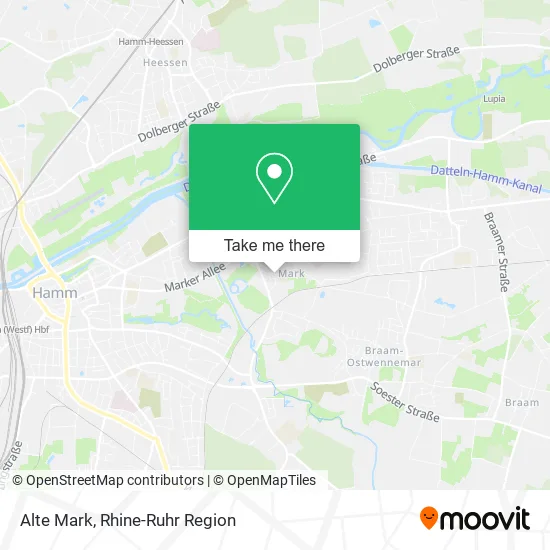 Карта Alte Mark