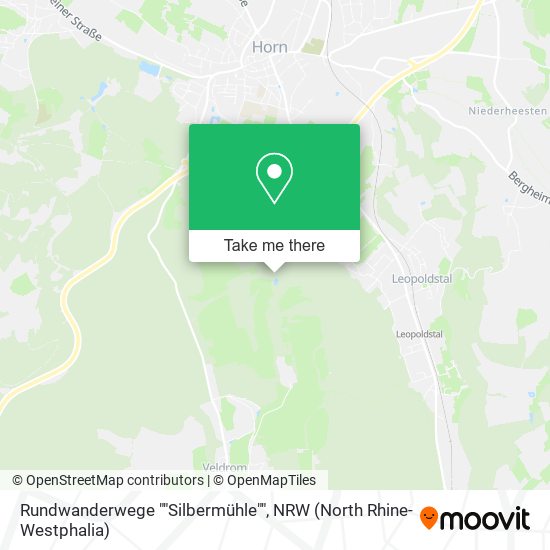 Rundwanderwege ""Silbermühle"" map
