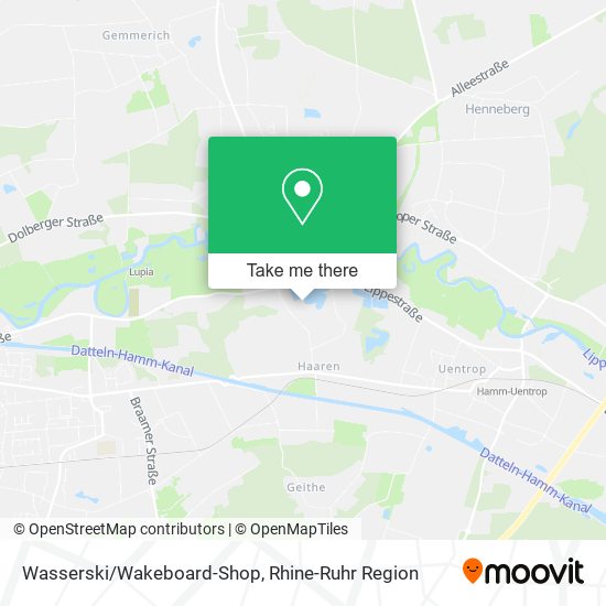 Wasserski/Wakeboard-Shop map