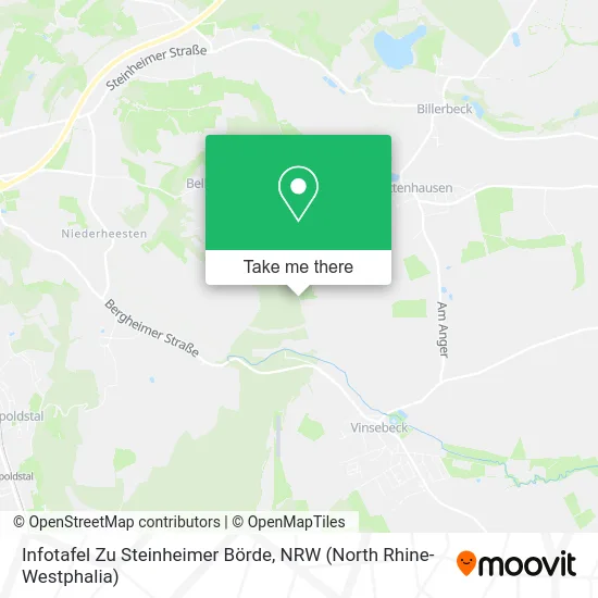 Карта Infotafel Zu Steinheimer Börde