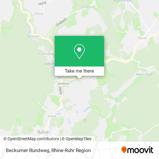 Карта Beckumer Rundweg