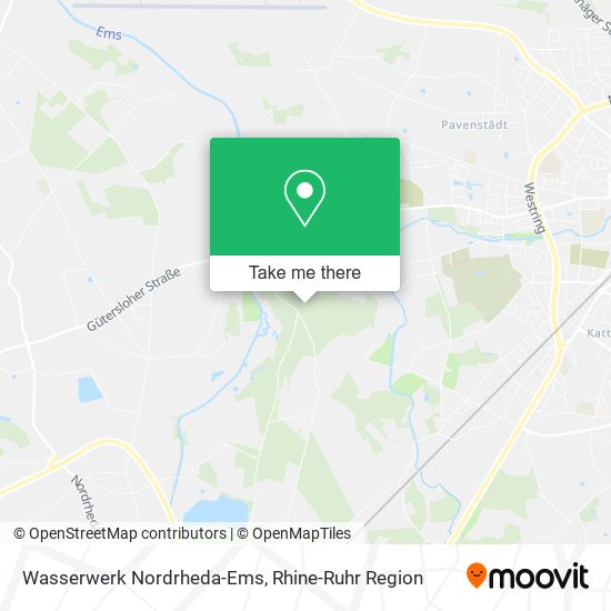 Wasserwerk Nordrheda-Ems map
