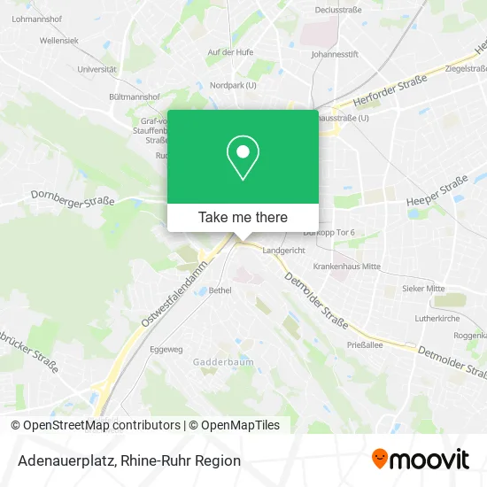 Adenauerplatz map