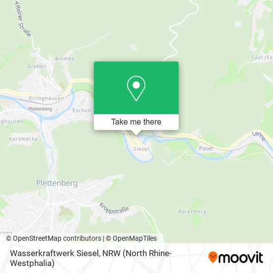 Wasserkraftwerk Siesel map