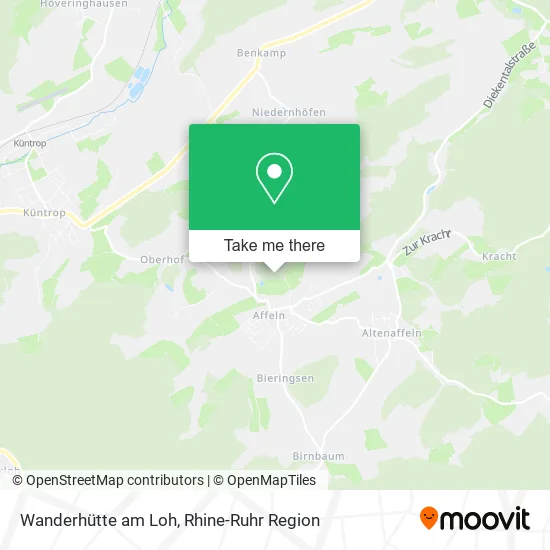 Карта Wanderhütte am Loh