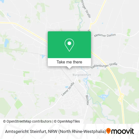 Карта Amtsgericht Steinfurt