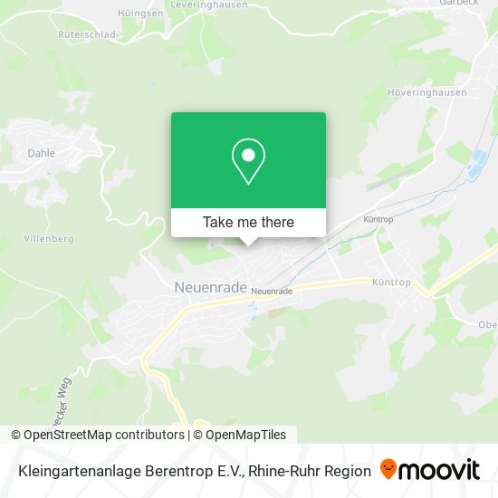 Kleingartenanlage Berentrop E.V. map