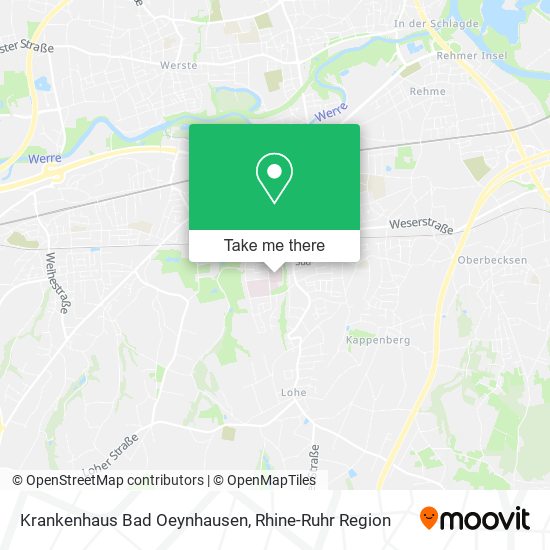 Krankenhaus Bad Oeynhausen map
