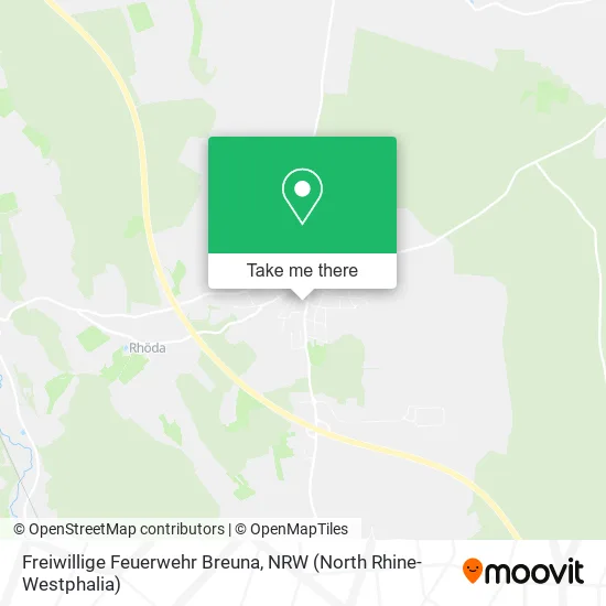 Карта Freiwillige Feuerwehr Breuna