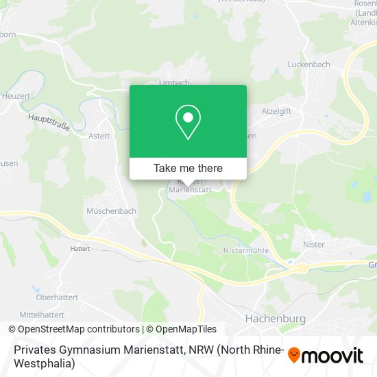 Privates Gymnasium Marienstatt map