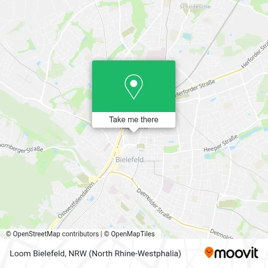Loom Bielefeld map