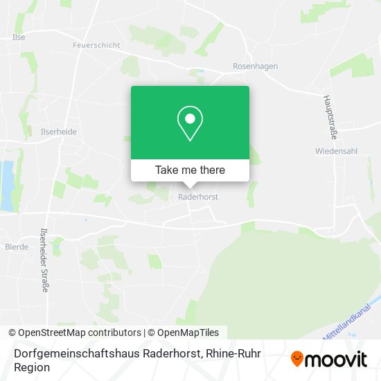 Dorfgemeinschaftshaus Raderhorst map