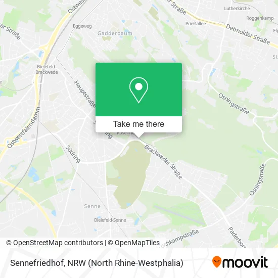 Карта Sennefriedhof