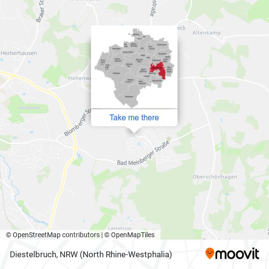 Diestelbruch map