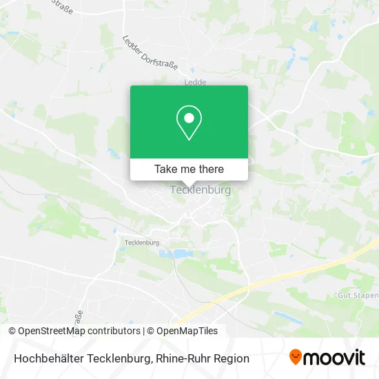 Карта Hochbehälter Tecklenburg