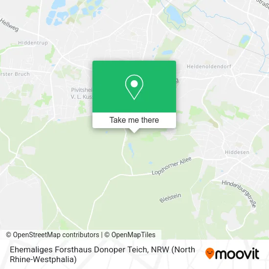 Карта Ehemaliges Forsthaus Donoper Teich