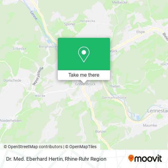 Dr. Med. Eberhard Hertin map