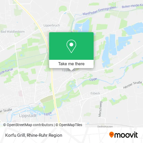 Карта Korfu Grill