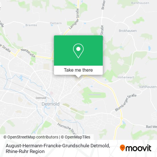 August-Hermann-Francke-Grundschule Detmold map