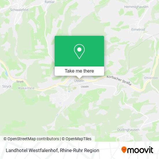 Landhotel Westfalenhof map
