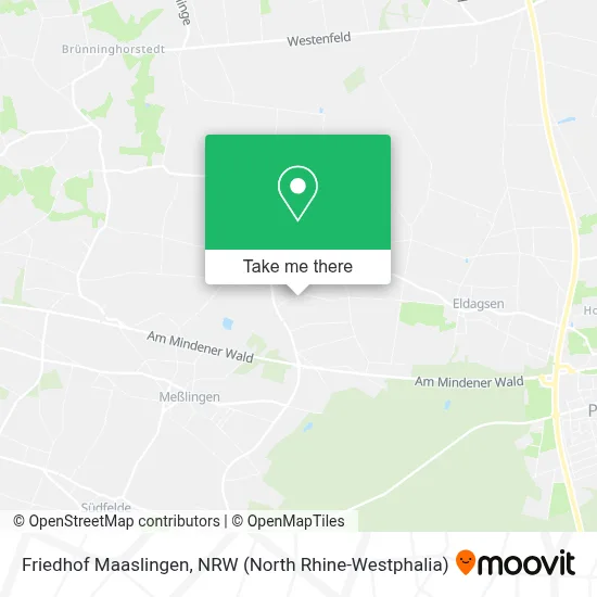 Friedhof Maaslingen map