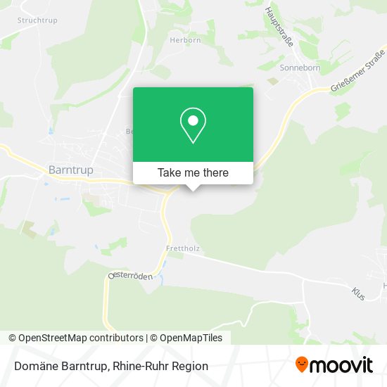 Domäne Barntrup map