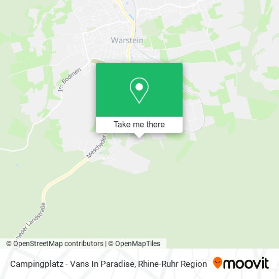 Campingplatz - Vans In Paradise map