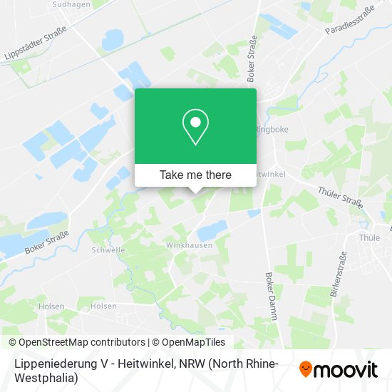Lippeniederung V - Heitwinkel map