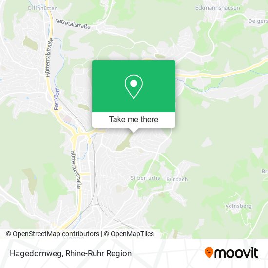 Hagedornweg map