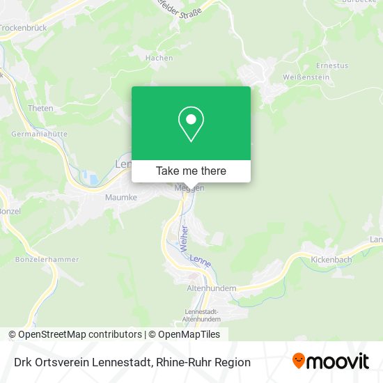 Drk Ortsverein Lennestadt map
