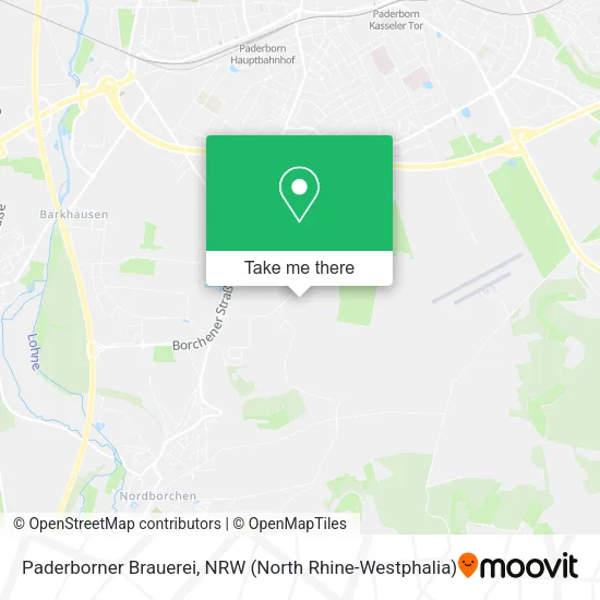 Карта Paderborner Brauerei