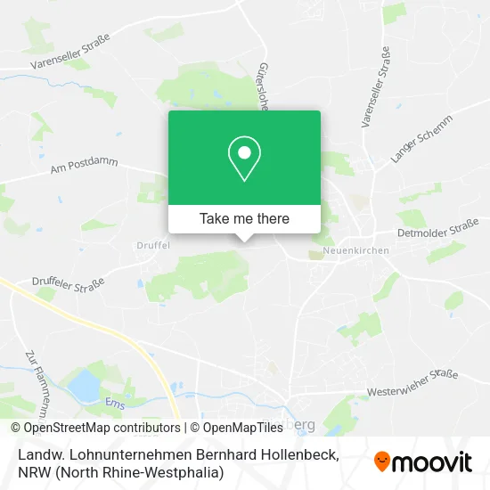 Карта Landw. Lohnunternehmen Bernhard Hollenbeck