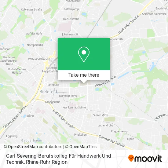 Карта Carl-Severing-Berufskolleg Für Handwerk Und Technik