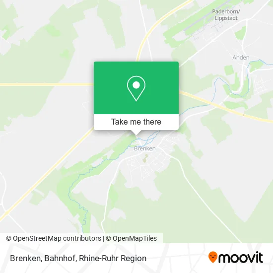 Карта Brenken, Bahnhof