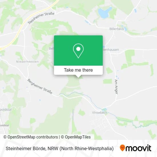 Карта Steinheimer Börde